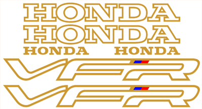 Honda VFR 750 Decal Set 1991 Model